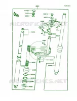 Front Fork pour Kawasaki KE100