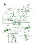 Handlebar pour Kawasaki KE100