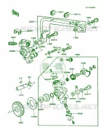 Oil Pump pour Kawasaki KE100