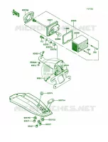 Tail Lamp pour Kawasaki KE100