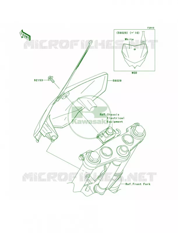 Accessory Kawasaki MOTOS 140 2010 KLX140  KLX140AAF