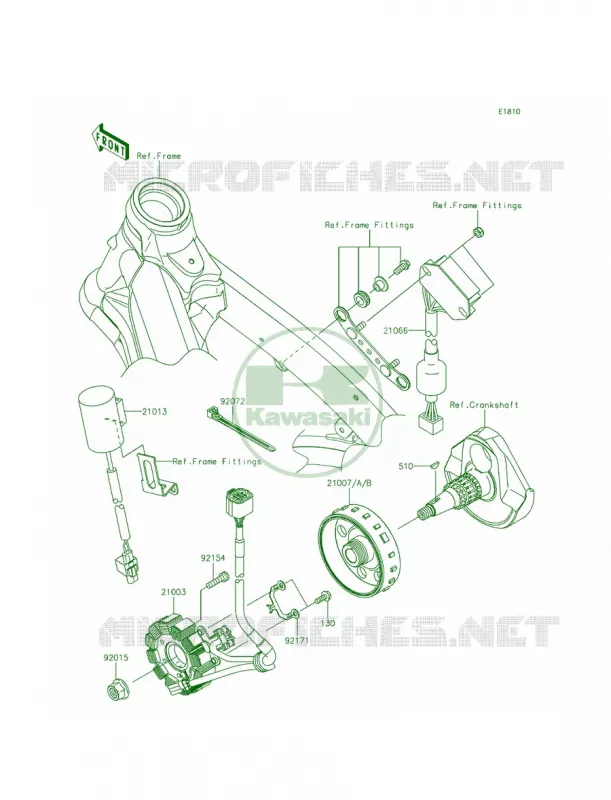 Generator Kawasaki MOTOS 450 2015 KX450F  KX450FFF