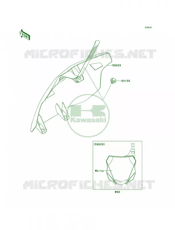 Accessory Kawasaki MOTOS 450 2014 KX450F  KX450FEF