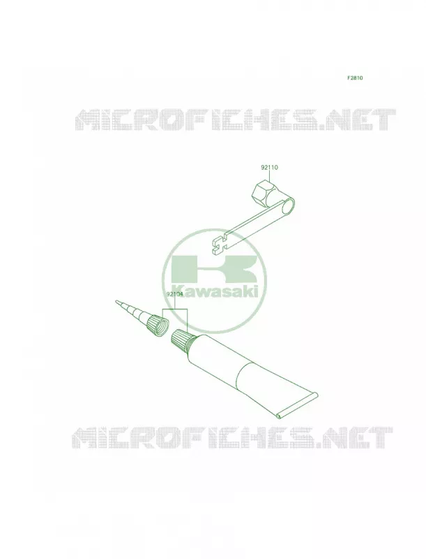 Owner's Tools Kawasaki MOTOS 100 2014 KX100  KX100FEF