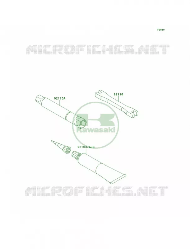 Owner's Tools Kawasaki MOTOS 250 2013 KX250F  KX250ZDF