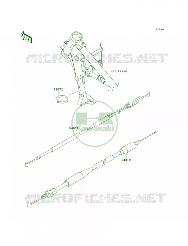 Cables Kawasaki MOTOS 65 2013 KX65   KX65ADF
