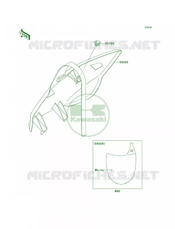 Accessory Kawasaki MOTOS 450 2012 KX450F  KX450FCF