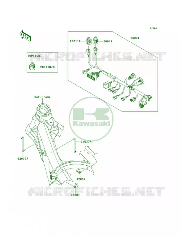 Chassis Electrical Equipment Kawasaki MOTOS 450 2012 KX450F  KX450FCF