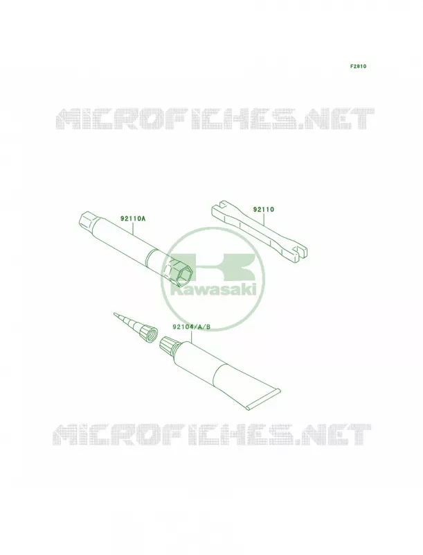 Owner's Tools Kawasaki MOTOS 250 2012 KX250F  KX250YCF