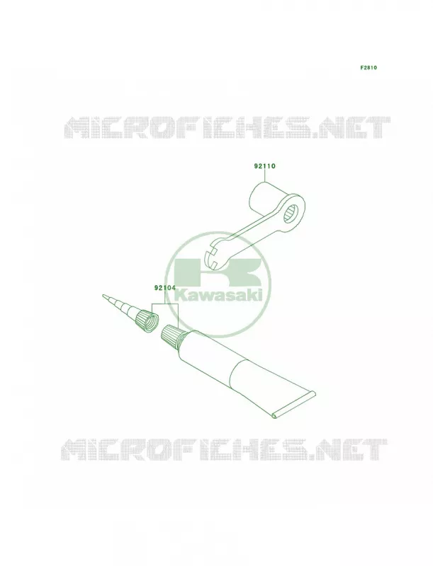 Owner's Tools Kawasaki MOTOS 85 2012 KX85  KX85ACF