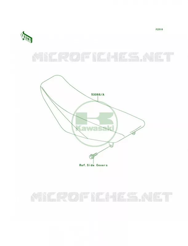 Seat Kawasaki MOTOS 100 2011 KX100  KX100DBF