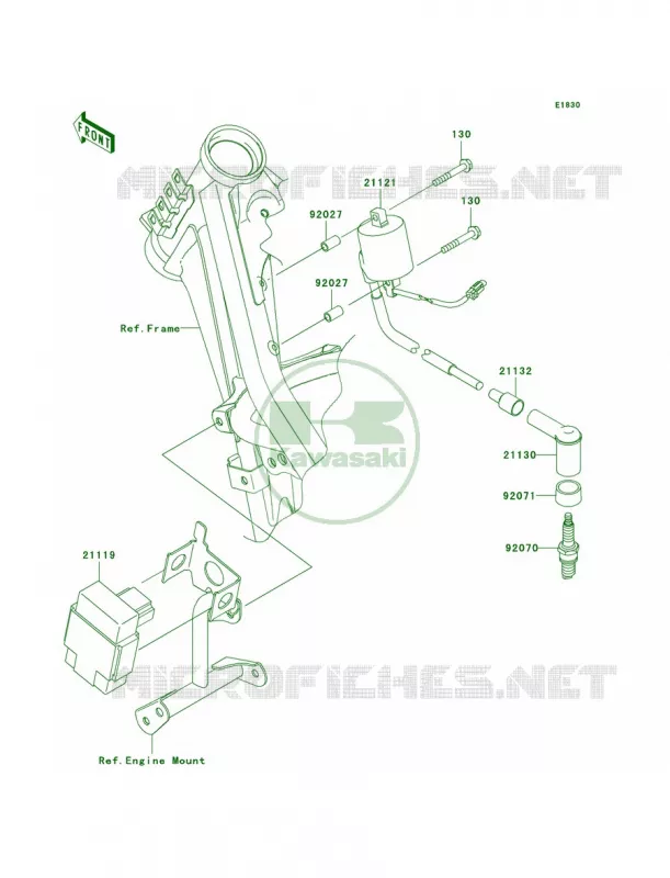 Ignition System Kawasaki MOTOS 140 2009 KLX140 Monster Energy  KLX140A9FA