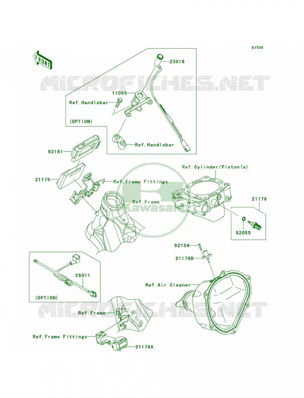 Fuel Injection Kawasaki MOTOS 450 2010 KX450F  KX450EAF