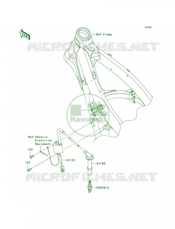 Ignition System Kawasaki MOTOS 450 2010 KX450F  KX450EAF