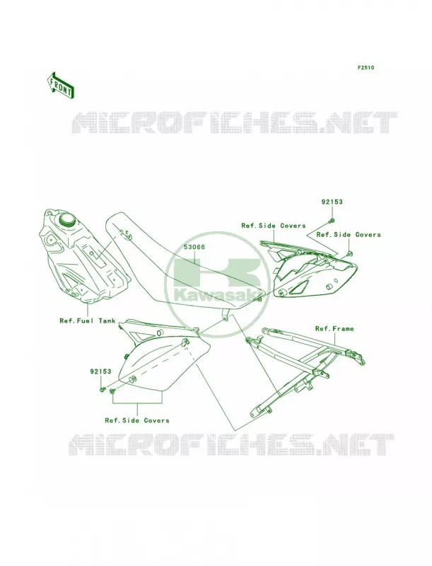 Seat Kawasaki MOTOS 250 2009 KX250F  KX250W9F