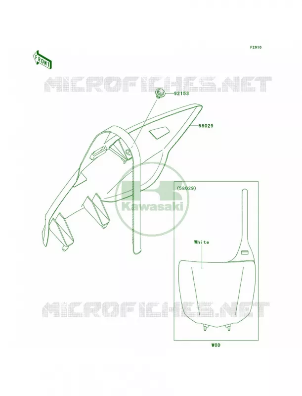 Accessory Kawasaki MOTOS 450 2009 KX450F  KX450E9F