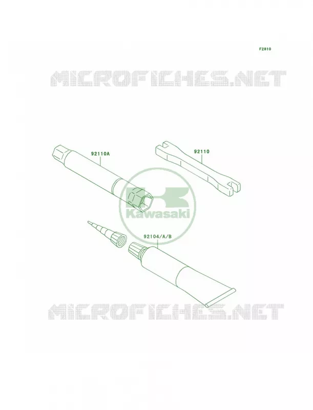 Owner's Tools Kawasaki MOTOS 450 2009 KX450F Monster Energy  KX450E9FA