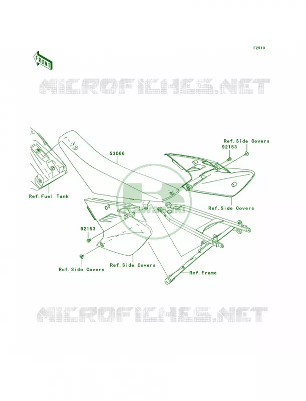 Seat Kawasaki MOTOS 450 2008 KX450F  KX450D8F