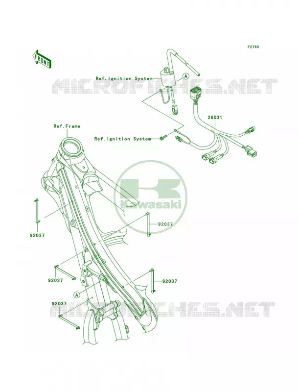 Chassis Electrical Equipment Kawasaki MOTOS 450 2007 KX450F  KX450D7F