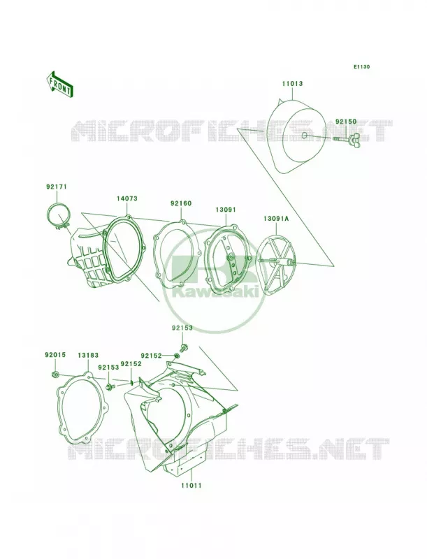 Air Cleaner Kawasaki MOTOS 250 2006 KX250  KX250R6F