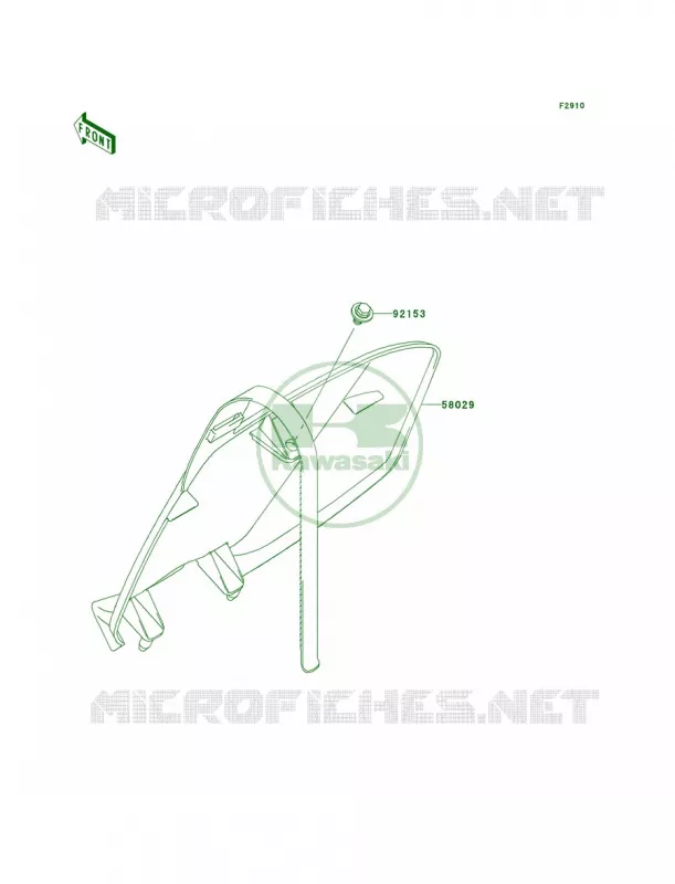 Accessory Kawasaki MOTOS 450 2006 KX450F  KX450D6F