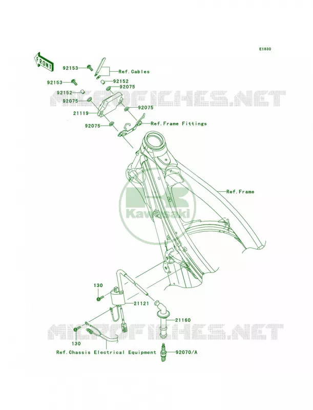 Ignition System Kawasaki MOTOS 450 2006 KX450F  KX450D6F