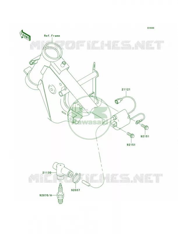 Ignition System Kawasaki MOTOS 65 2006 KX65  KX65A6F