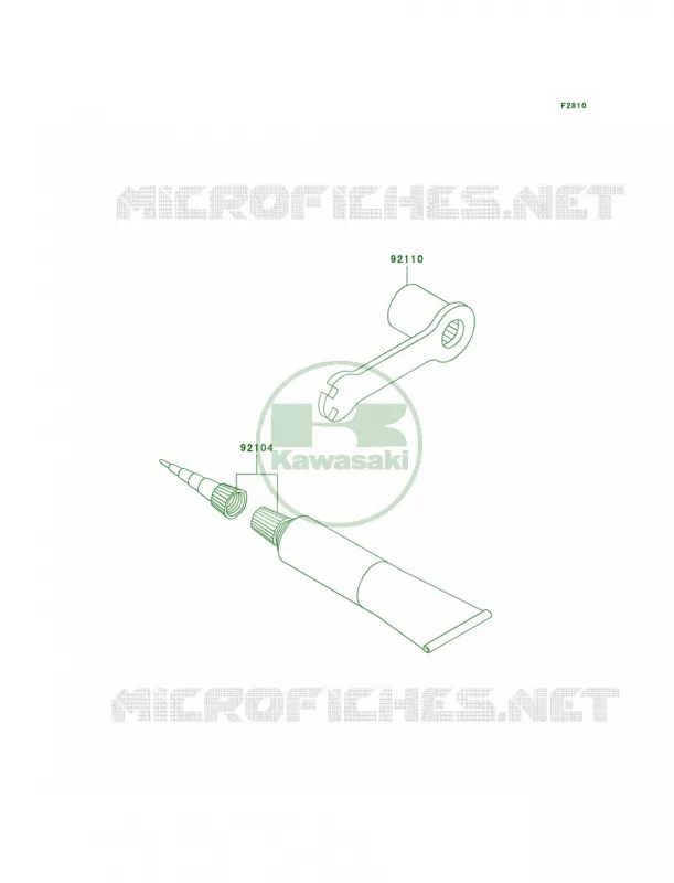 Owner's Tools Kawasaki MOTOS 65 2006 KX65  KX65A6F