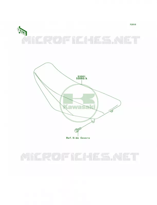Seat Kawasaki MOTOS 100 2005 KX100  KX100-D5