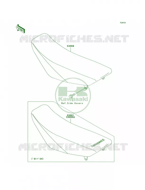 Seat Kawasaki MOTOS 85 2005 KX85  KX85-A5