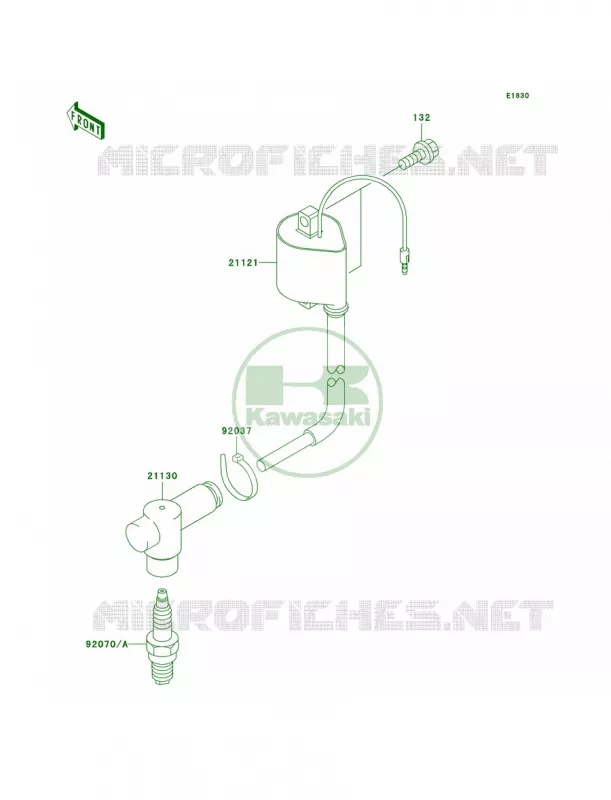 Ignition System Kawasaki MOTOS 100 2004 KX100  KX100-D4