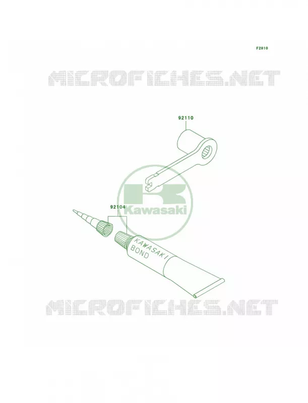 Owner's Tools Kawasaki MOTOS 125 2003 KX125  KX125-M1