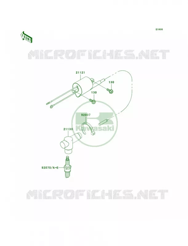 Ignition System Kawasaki MOTOS 250 2003 KX250  KX250-M1