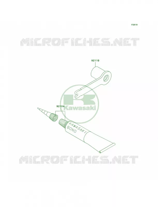 Owner's Tools Kawasaki MOTOS 250 2003 KX250  KX250-M1