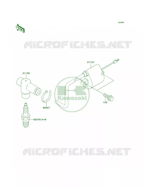Ignition System Kawasaki MOTOS 65 2003 KX65  KX65-A4