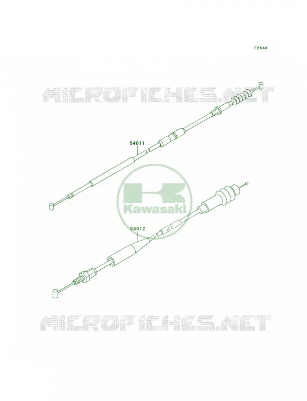 Cables Kawasaki MOTOS 125 2002 KX125  KX125-L4
