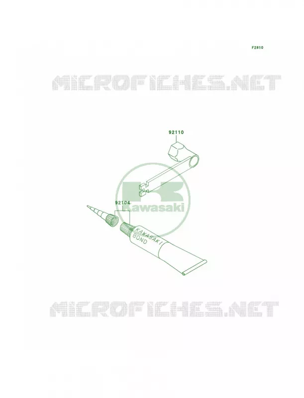 Owner's Tools Kawasaki MOTOS 60 2002 KX60  KX60-B18