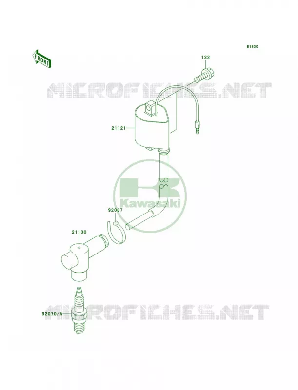 Ignition System Kawasaki MOTOS 85 2002 KX85  KX85-A2