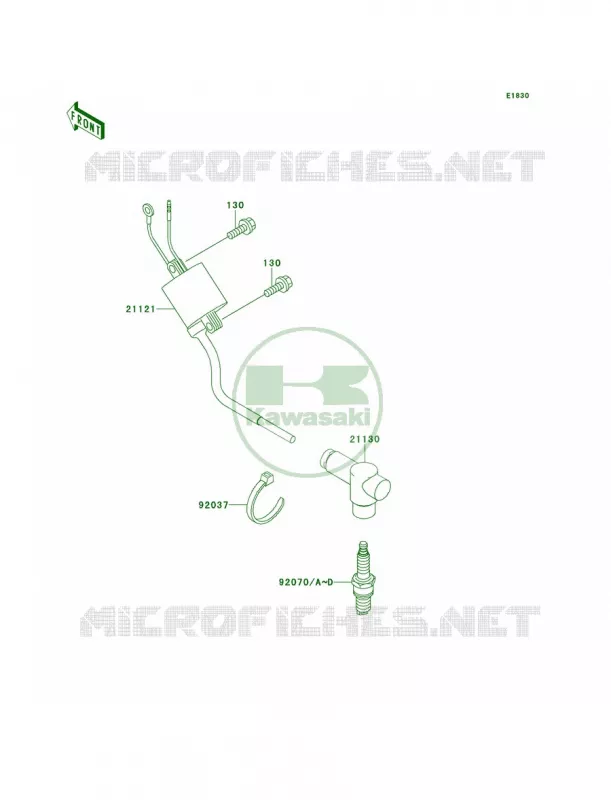Ignition System Kawasaki MOTOS 125 2001 KX125  KX125-L3