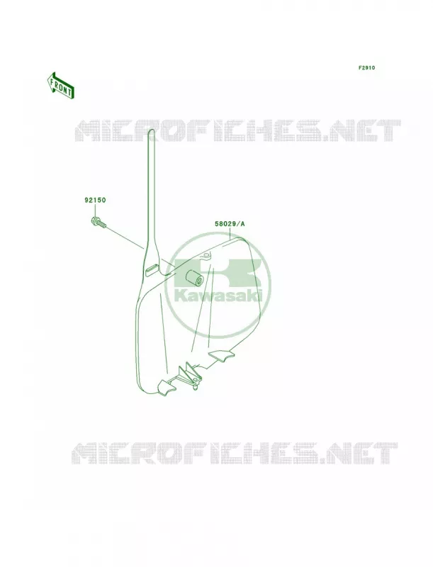 Accessory Kawasaki MOTOS 65 2001 KX65  KX65-A2