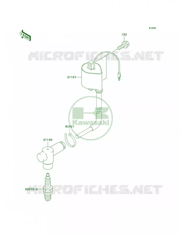 Ignition System Kawasaki MOTOS 85 2001 KX85  KX85-A1