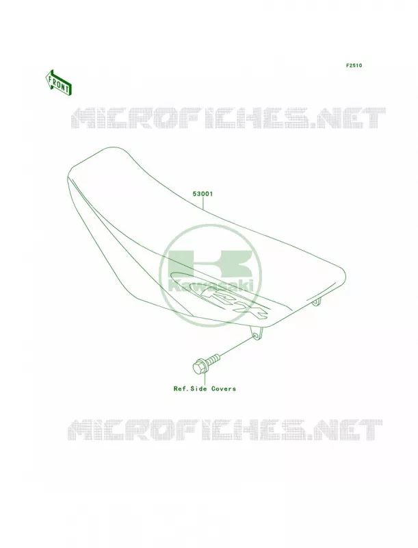Seat Kawasaki MOTOS 100 2000 KX100  KX100-C3