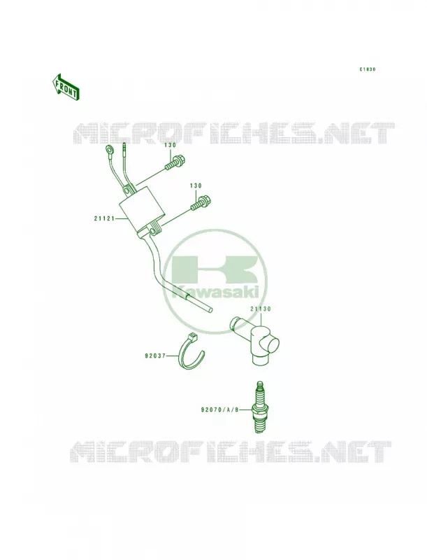 Ignition System Kawasaki MOTOS 125 1997 KX125  KX125-K4