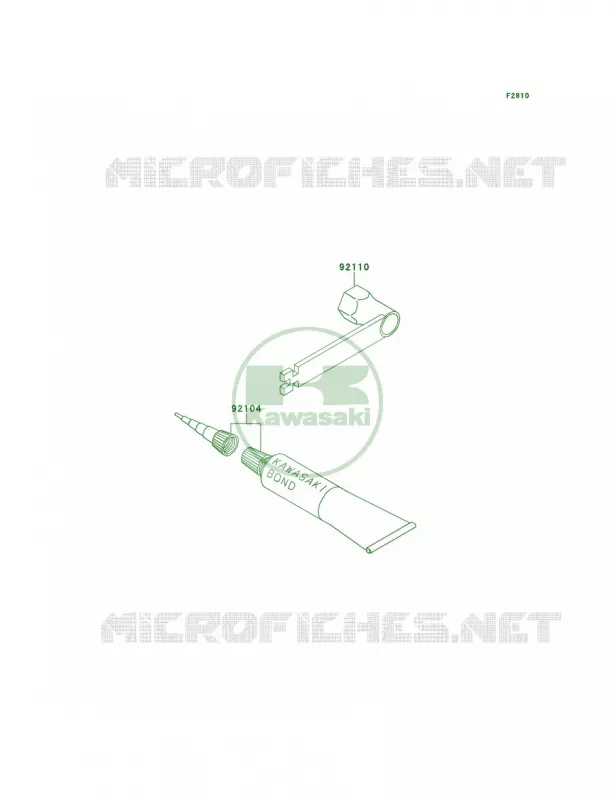 Owner's Tools Kawasaki MOTOS 60 1997 KX60  KX60-B13