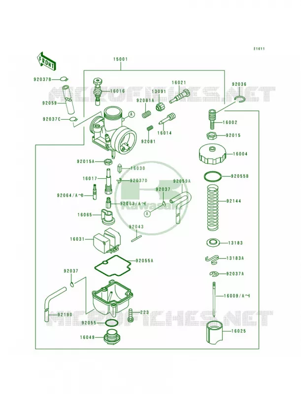 Carburetor Kawasaki MOTOS 80 1996 KX80  KX80-R6