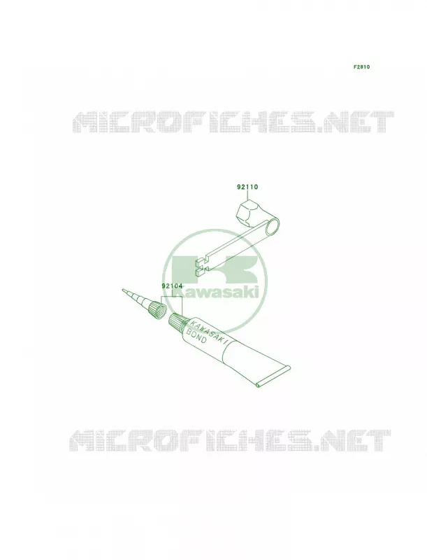 Owner's Tools Kawasaki MOTOS 60 1994 KX60  KX60-B10