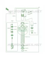 Shock Absorber pour Kawasaki KX250