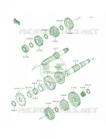 Transmission pour Kawasaki KX250