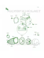 Air Filter pour Kawasaki KX500