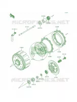 Clutch pour Kawasaki KX500